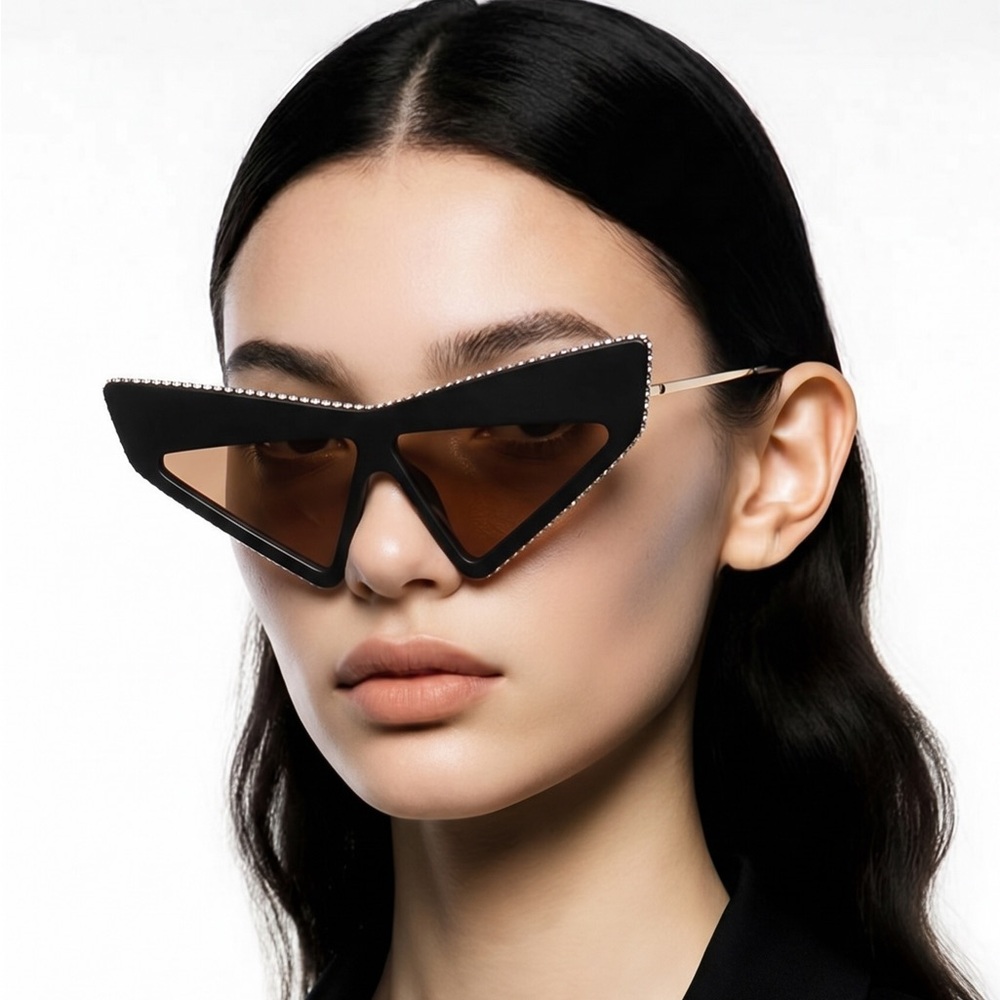 New 💯 Original Gucci Brown Geometric Ladies Sunglasses GG0430S 002 70